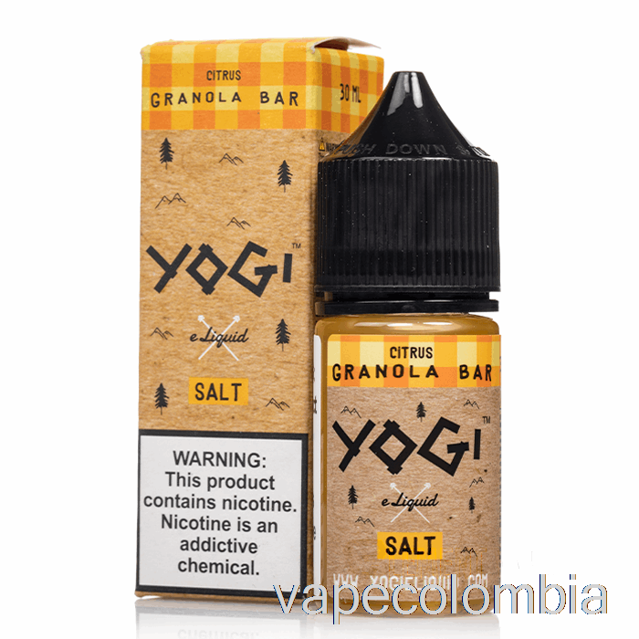 Vape Kit Completo Barra De Granola Cítrica - E-líquido Yogi Salts - 30ml 50mg